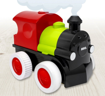Tren lodër Brio World Steam and Go Train, me avull, me bateri