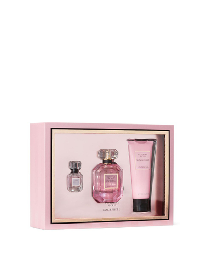 Set Victoria's Secret Bombshell, Eau de Parfum, 50ml + Eau de Parfum, 7.5ml + Losion, 100ml