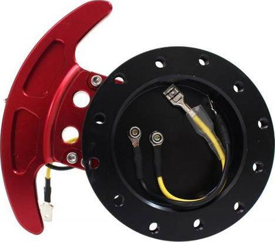Nabë timoni MTuning Quick Release Type 2, e anueshme, duralumin, e zezë