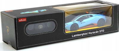 Makina me telekomandë Rastar Lamborghini Huracán STO, shkallë 1:24, blu