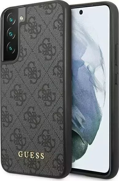 Futrollë telefoni Guess GUHCS23SG4GFGR për Samsung Galaxy S23, hardcase, gri