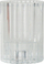 Mbajtëse qiriri Douceur d’Intérieur Ribbed, qelq, 5.5 cm, transparente