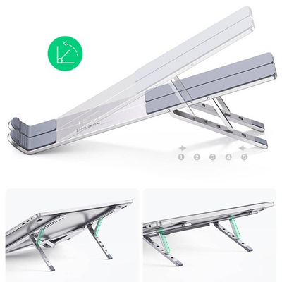 Stendë për laptop Ugreen LP451, 8-17.3", alumini, argjendtë