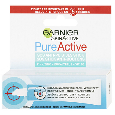 Trajtues për akne Garnier Pure Active (SOS Stick), 10 ml