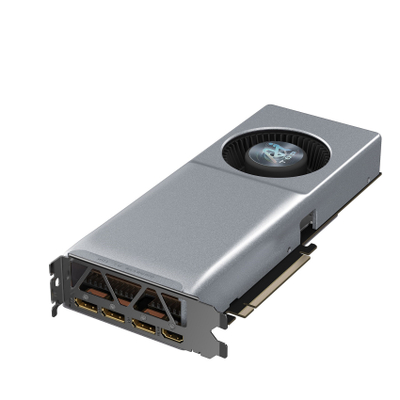 Kartelë grafike Gigabyte GeForce RTX 4070 Ti SUPER AI TOP, 16GB, e argjendtë
