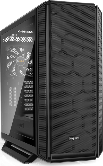 Преден панел за куќиште Be Quiet Silent Base 801 802, мрежест, Full Tower, црн