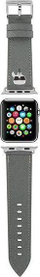 Rrip ore Apple Karl Lagerfeld KLAWMOKHG, 38 40 41mm, lëkurë saffiano, argjendtë