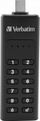 USB flash Verbatim Keypad Secure USB C, 128GB, AES 256, i zi