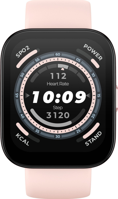 Ora inteligjente Amazfit Bip 5, ekran 1.91", GPS, rozë pastel