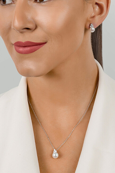 Set Brilio Silver - vathë + qafore SET228W 