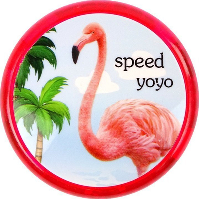 Jojo lodër LeanToys Fast Flamingo, 5.5cm, për shkathtësi, rozë