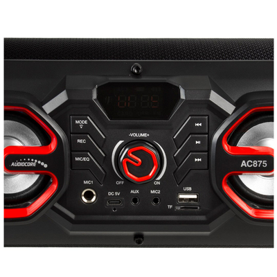 Boksa portativ Audiocore AC875, Bluetooth, LED, i zi