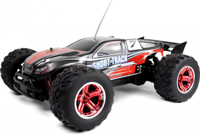 Makinë garash me komandë Amewi S-Track Truggy, 1:12, motor elektrik 4×4, e zezë me të kuqe