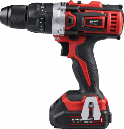 Vidhosëse pa kabllo Modeco MN-91-138, 18V, 2x bateri 2Ah, e kuqe