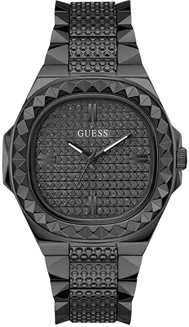 Orë për meshkuj Guess Rebel GW0622G2, e zezë