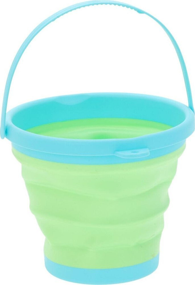 Kovë plazhi Beach Toys, silikoni palosës, për kalamajt, jeshile me blu