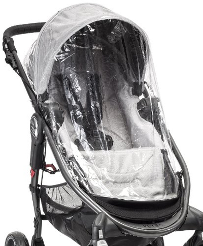 Mbulesë shiu për karrocë Baby Jogger City Versa, e tejdukshme
