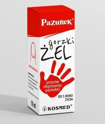 Xhel kundra kafshimit t thonjve Kosmed Bitter Gel, 10ml