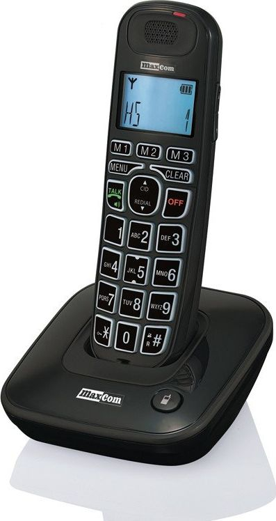 Telefoni pa tela Maxcom MC 6800, DECT, me funksion hands free, i zi