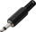 Konektor jack audio Tue.Jack 3.5 mm MONO, plastik, paketim 100 copë, i zi
