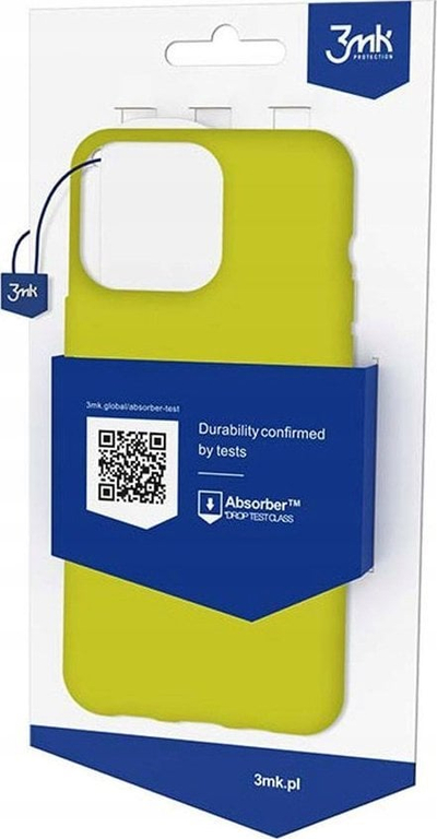 Kapak telefoni 3MK Matt Case për iPhone 14, TPU, mat, lime