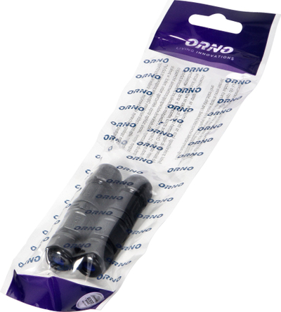Konektor kabllosh Micro Straight IP68, 2x1.0mm2, set 2 copë, i zi