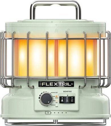 Fener Flextail Max 3in1, llambë vintage me efekt flake, humidifier portativ, i bardhë