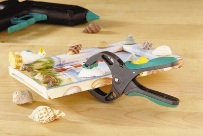 Kapëse me raketë Wolfcraft FZR 30, hapje 30mm, plastike, e zezë