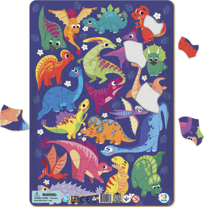 Puzzle me dinosaur Dodo, 53 pjesëza