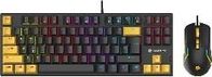 Set gaming Tracer Gamezone HORNET87, tastierë mekanike TKL, mi 7200 DPI, USB, i zi