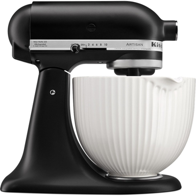 Mikser planetar KitchenAid Artisan 5KSM125, 4.8L, 10 shpejtësi, i zi mat