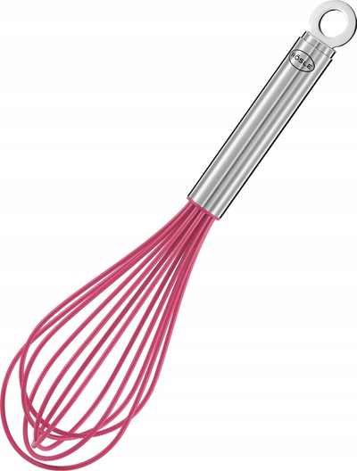 Рачна маталка за кујна Roesle Pink, силикон 27cm, розова