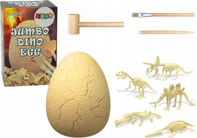 Lodër arkeologjike Leantoys Dinozaur në vezë, set gërmimi, për fëmijë