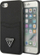 Këllëf telefoni Guess 4G Saffiano Double Card për iPhone 7, 8, SE, me xhepa për karta, i zi