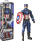 Figurë Marvel Avengers Endgame Captain America Titan Hero, 30cm, plastike, shumëngjyrëshe