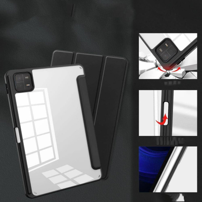 Mbrojtëse tablet Tech-Protect SC Pen Hybrid Xiaomi Pad 6 6 Pro, me stylus, me funksion stand, e zezë