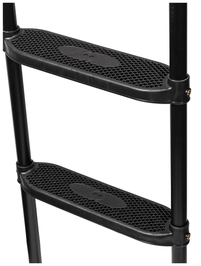 Shkallë për trampolinë Salta Ladder, 98 x 52 cm, 2 hapa, e zezë