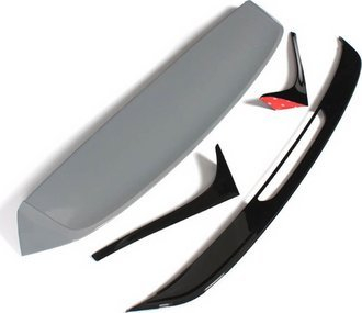 Spoiler dekorativ për VW Golf VII 2013-2020, komplet, vetëngjitës, i zi me shkëlqim
