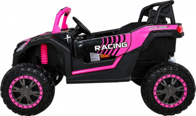 Makinë elektrike për fëmijë Buggy ATV, 24V, 2 ulëse, rozë