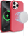 Mbulesë telefoni Crong Colour Cover Magnetic MagSafe për iPhone 15 Pro, silikon, rozë