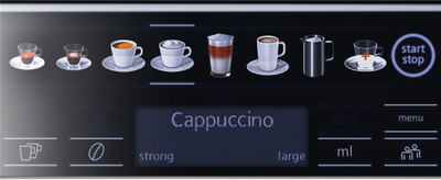 Makinë kafeje espresso Siemens TE655203RW, 1500W, e zezë