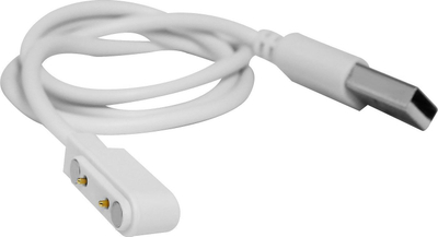 Кабел за полнење за паметен часовник Giewont GW440 GWK3, USB, 52cm, бел