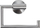 Mbajtës letrash higjenike Bathroom Solutions Coline, çelik inox, për mur, ngjyrë argjendtë
