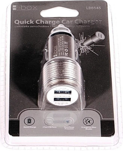 Karikues veture për celular Libox 2xUSB
