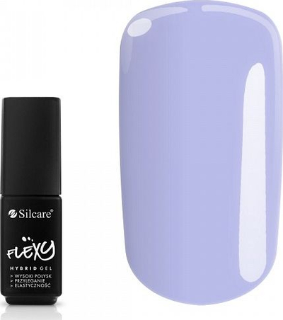 Llak thonjsh xhel hibrid Silcare Flexy 114, 4.5g, pastel vjollcë
