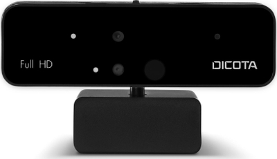 Webkamera DICOTA D31892, Full HD 1080p, USB, e zezë
