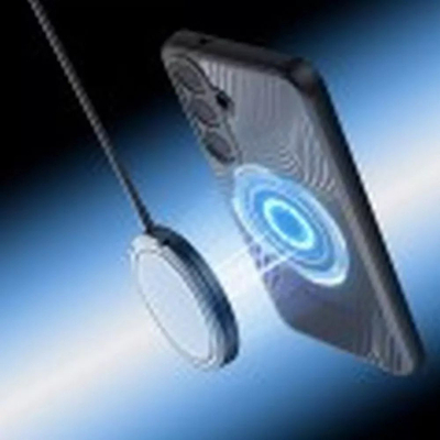 Kollë mbrojtëse Dux Ducis Crystal Clear për Samsung S24 Ultra, përputhshme me MagSafe, transparente, gri