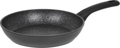 Tigan Resto Frypan 28cm, veshje mermeri jo ngjitëse, i zi argjendtë