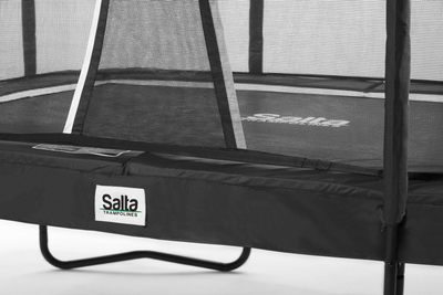 Трамполина за двор Salta Premium Black Edition, внатрешна мрежа, 305 x 214 cm, црна