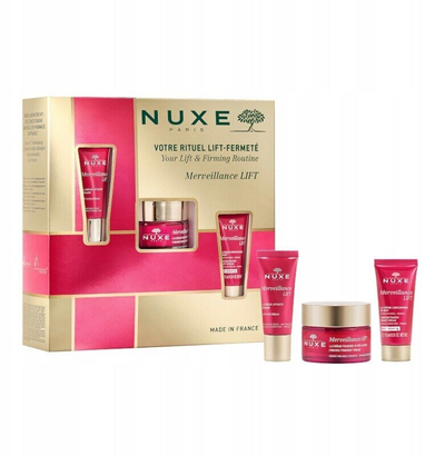 Set për kujdesin e ftyrës Nuxe Merveillance Lift, krem pudër 50ml, krem kontur sysh 15ml, për lëkurë të pjekme